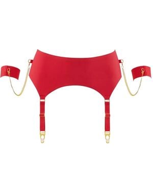 Maison Close Tapage Nocturne Garter Belt - Red