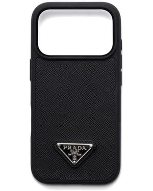 Prada Leather Phone Case - Black