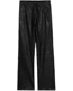 Zadig & Voltaire Pocha テクスチャード パンツ - ブラック