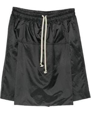 Moncler Kilt Drawstring Shorts - Black