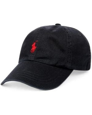 Polo Ralph Lauren Logo-Embroidered Baseball Cap - Black
