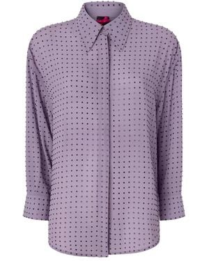 Pinko Hemd Mit Nieten - Lila