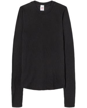 RE/DONE Hanes Sheer T-Shirt - Black