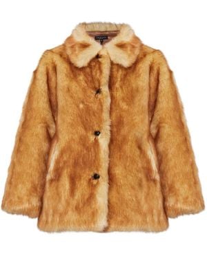 Rag & Bone Brenna Faux-Fur Jacket - Brown