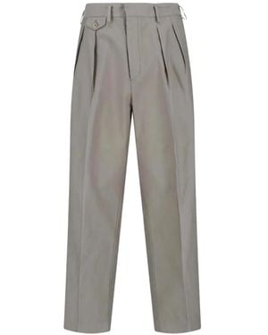 Kaptain Sunshine Riviera Pleated Trousers - Grey