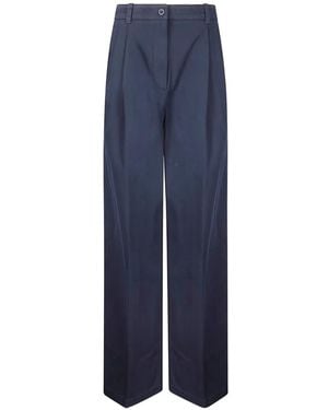 A.P.C. Ginny Pleated Trousers - Blue