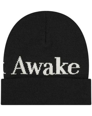 AWAKE NY Bonnet À Bord Replié - Noir