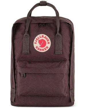 Fjallraven Kånken Logo-Patch Backpack - Red