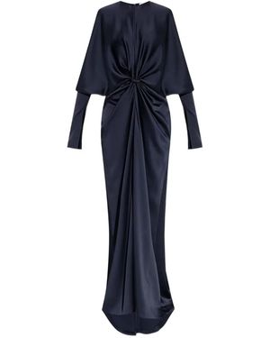 Stella McCartney Dress With A Waist Cut-Out - Blue