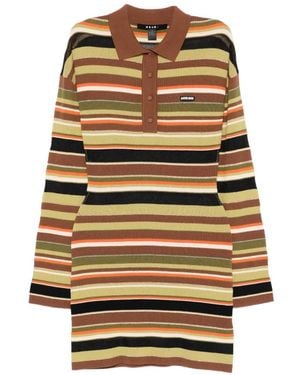 Ksubi Tamrin Striped Mini Dress - Brown