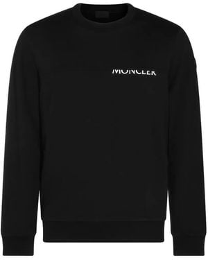 Moncler Pullover Mit Logo-Print - Schwarz