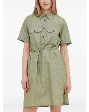 G-Star Buttoned-Pocket Dress - Green