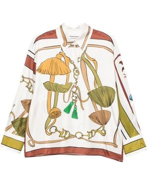 Dorothee Schumacher Cosmic Funghi Blouse - White