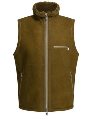 Nonnative Zip Collar Gilet - Green