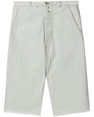 Maison Margiela Knee-Length Denim Shorts - Grey