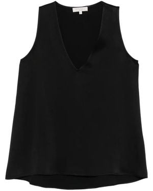 Antonelli Angelica V-Neck Blouse - Black