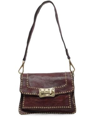 Campomaggi Agnese Stud-Embellished Crossbody Bag - White