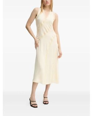 Day Birger et Mikkelsen Kleid mit Fransen - Natur