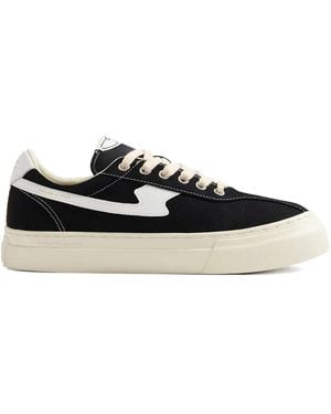 Stepney Workers Club S-Strike Panelled Low-Top Trainers - Black