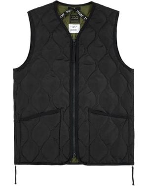 Taion Gilet Imbottito Con Scollo A V - Nero