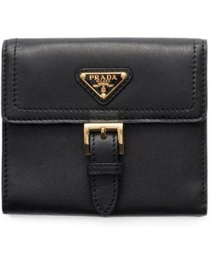Prada Small Nappa Leather Wallet - Black