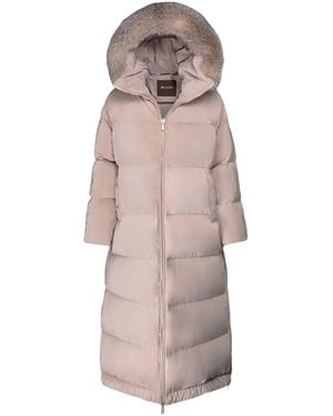 Moorer Giacca Con Zip - Rosa