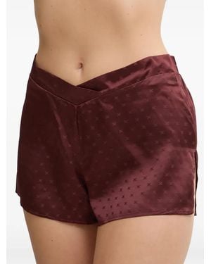 Chantelle Pyjamashorts Met Patroon - Rood