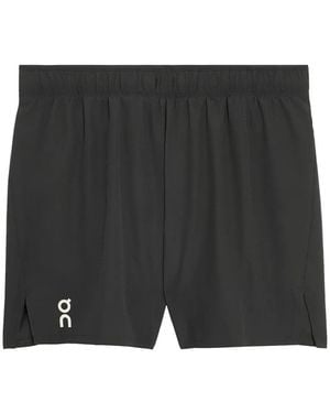 On Shoes Trail Logo-Print Shorts - Black