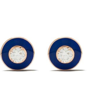 Selim Mouzannar Mina ダイヤモンド ピアス 18kローズゴールド - ブルー