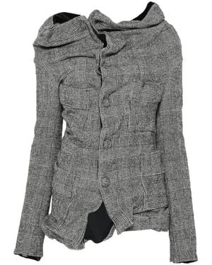 Junya Watanabe Button-Fastening Jacket - Gray