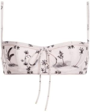 Agua Bendita Libertad Arena Bikini Top - Pink