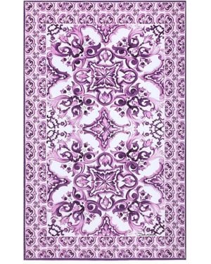 Dolce & Gabbana Cotton Towel - Purple