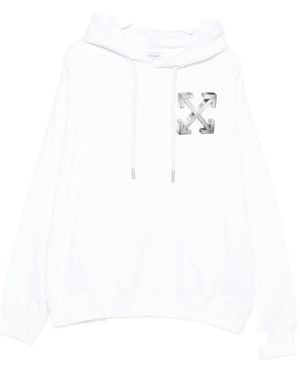 Off-White c/o Virgil Abloh Logo-print Hoodie - ホワイト