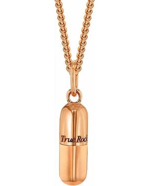 True Rocks Collana Con Pendente - Rosa