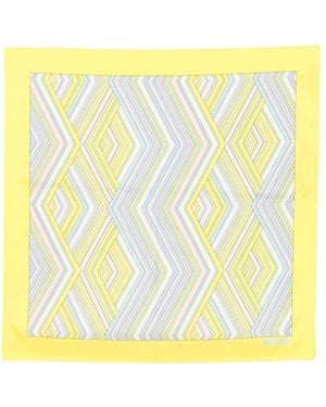 Missoni Zigzag-Print Scarf - Yellow