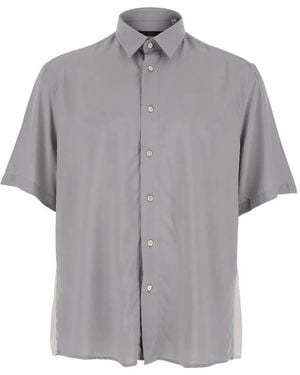 Low Brand Short-Sleeve Shirt - Grey