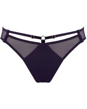 Bordelle Nara メッシュパネル ショーツ - ブルー