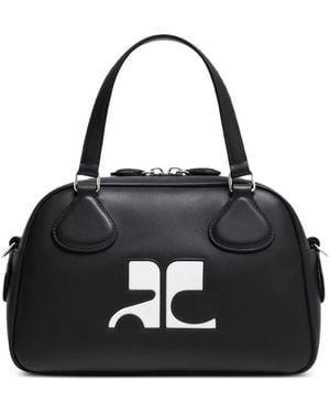 Courreges Reedition Bowling Bag - Black