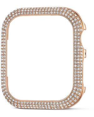 Swarovski Crystal-Embellished Apple Watch Case - White