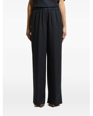 Peserico Elasticated-Waistband Pants - Black
