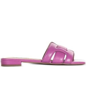 Bibi Lou Leather Flat Sandals - Pink