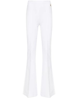 Elisabetta Franchi フレアパンツ - ホワイト