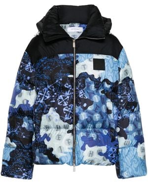 Off-White c/o Virgil Abloh Camo Down Jacket - Blue