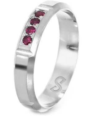 Desmo Miami Sun Ring Mit Zirkonia - Weiß