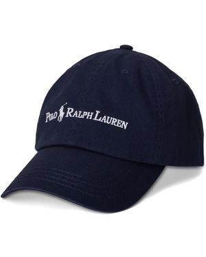 Polo Ralph Lauren Logo-Embroidered Cap - Blue