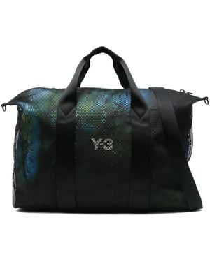 Y-3 Reisetasche Aus Mesh - Schwarz