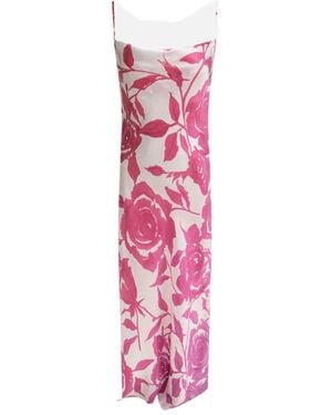 SLEEP NO MORE Abito Lungo Con Stampa Rose - Rosa