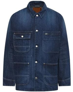 vowels Chore Denim Jacket - Blue