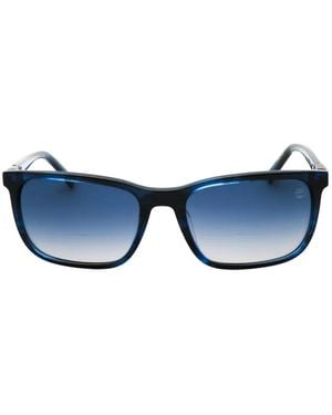 Timberland Rectangle-Frame Sunglasses - Blue