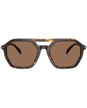 Michael Kors Jackson Hole Dark Tortoise - ブラウン